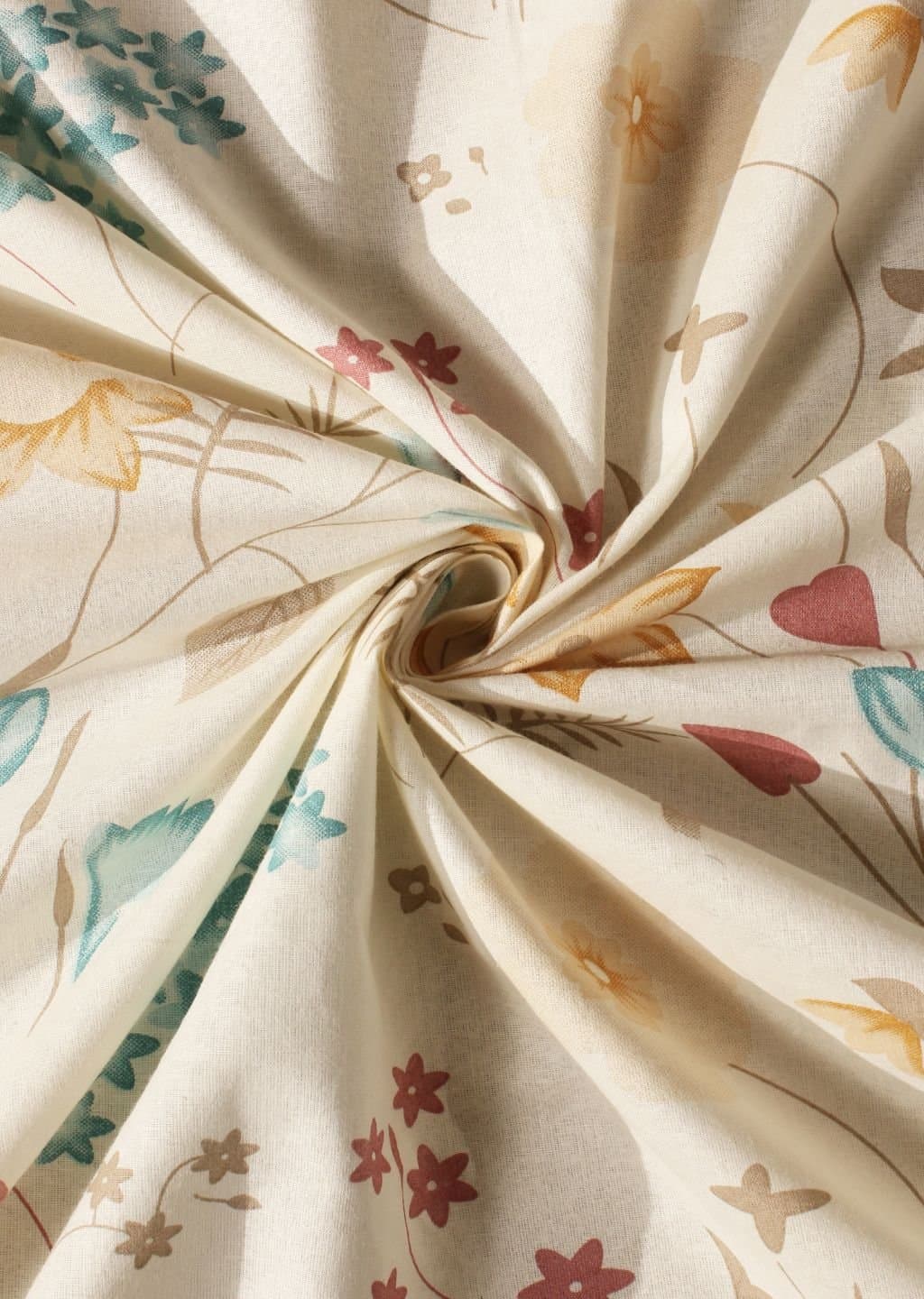 Essentials | 100% Cotton | Floral Design (108"x108"/274cmx274cm) | 144TC Superking Bedsheet view 20