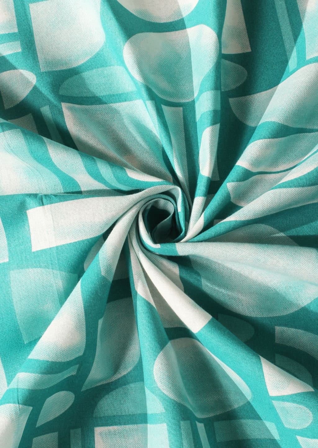 Essentials | 100% Cotton | Geometric Design (108"x108"/274cmx274cm) | 144TC Superking Bedsheet view 20