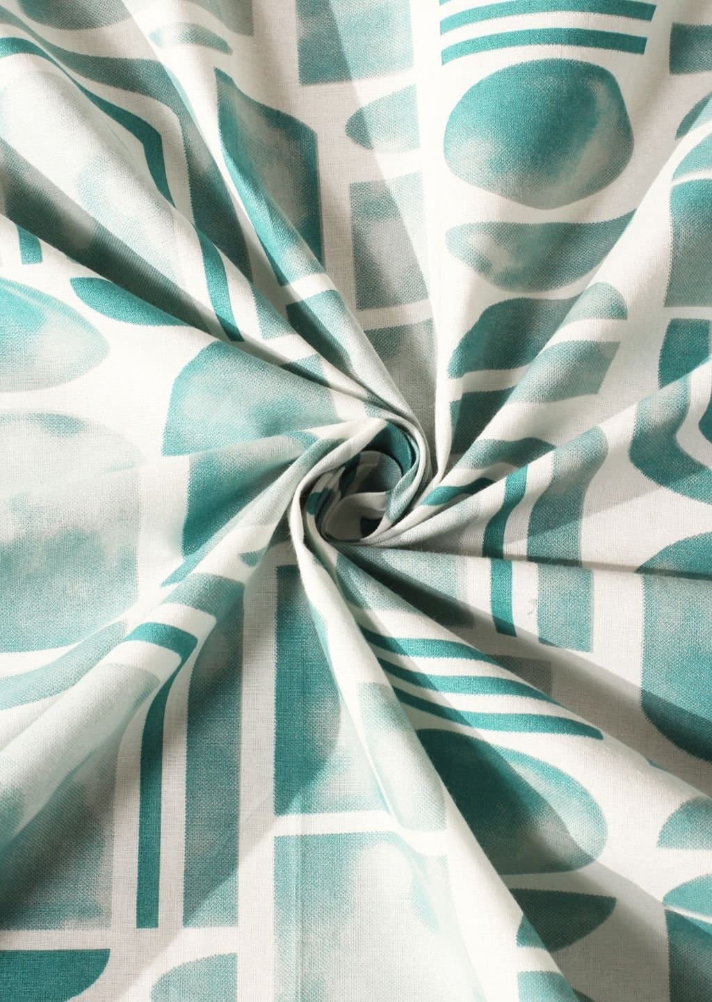 Essentials | 100% Cotton | Geometric Design (108"x108"/274cmx274cm) | 144TC Superking Bedsheet view 15