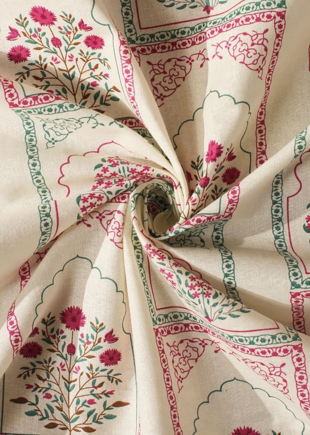 Essentials | 100% Cotton | Floral Design (108"x108"/274cmx274cm) | 144TC Superking Bedsheet view 5