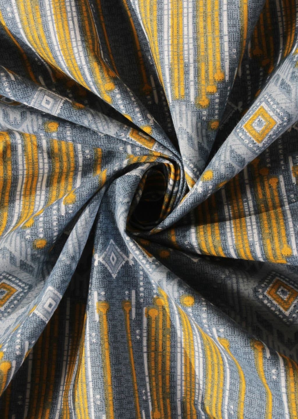 Essentials | 100% Cotton | Geometric Design (108"x108"/274cmx274cm) | 144TC Superking Bedsheet view 10