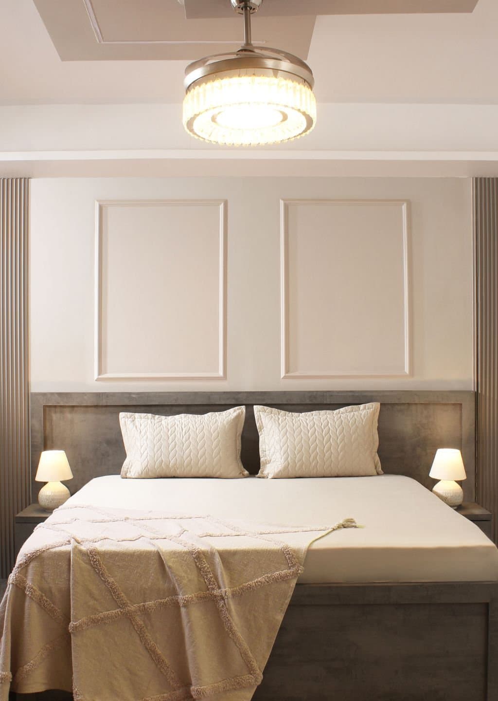 Aura-Quilt Collection | 100% Cotton | Solids | 2 Quilted Pillow Covers | 300TC view 7