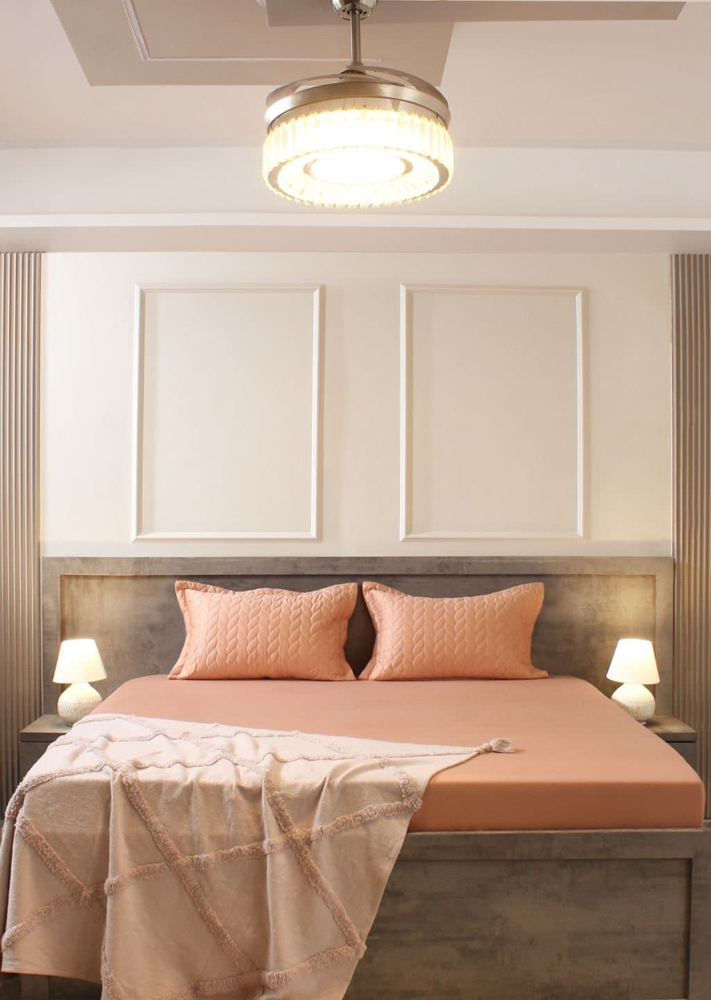 Aura-Quilt Collection | 100% Cotton | Solids | 2 Quilted Pillow Covers | 300TC view 29