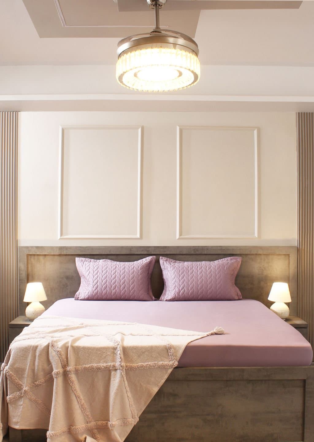 Aura-Quilt Collection | 100% Cotton | Solids | 2 Quilted Pillow Covers | 300TC view 40
