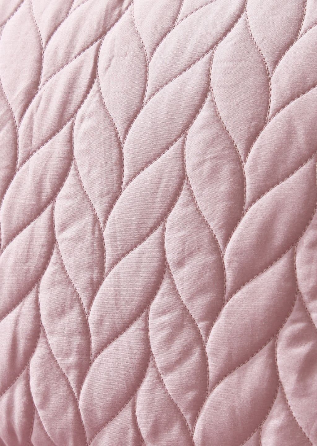Aura-Quilt Collection | 100% Cotton | Solids | 2 Quilted Pillow Covers | 300TC view 4