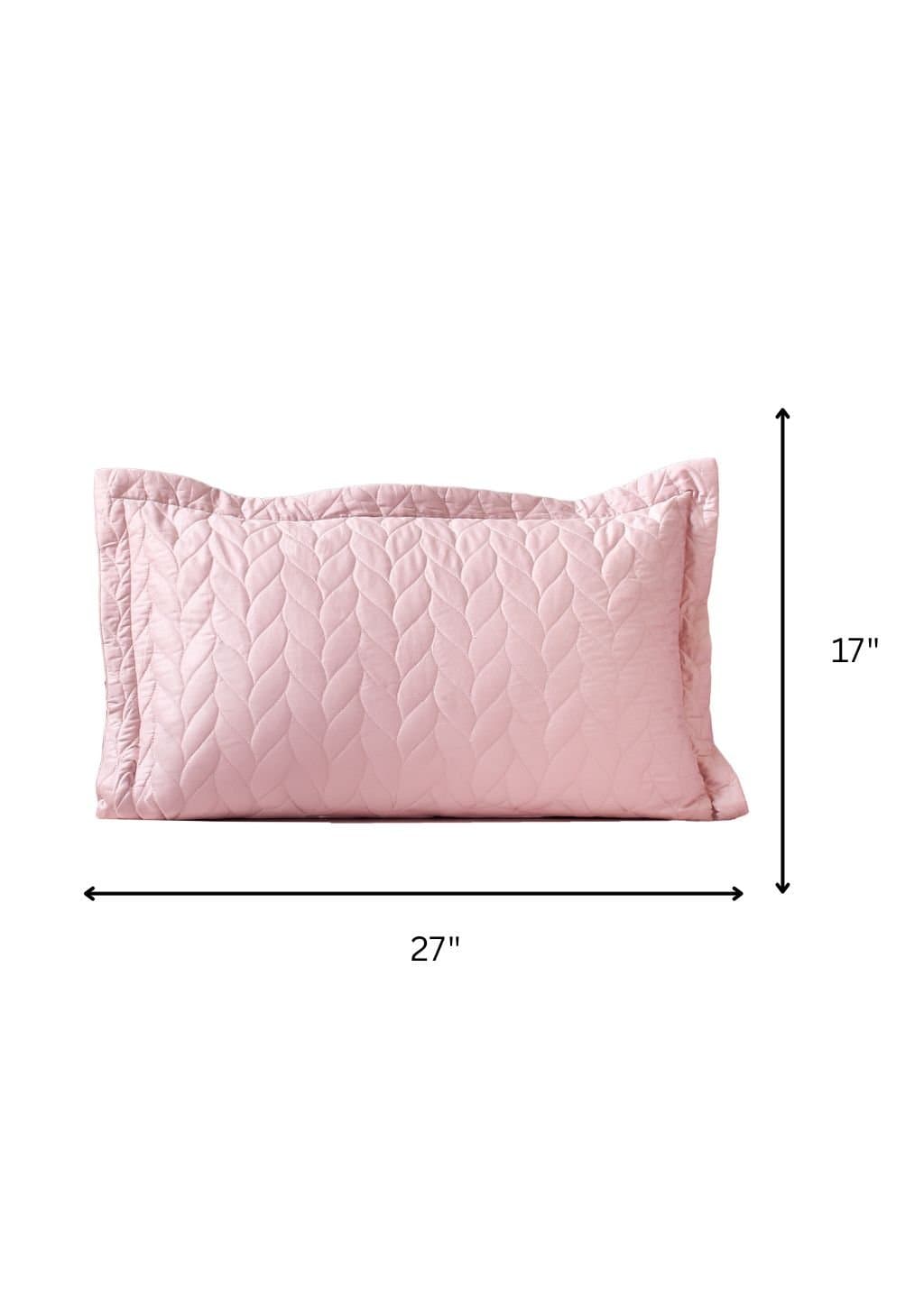 Aura-Quilt Collection | 100% Cotton | Solids | 2 Quilted Pillow Covers | 300TC view 5