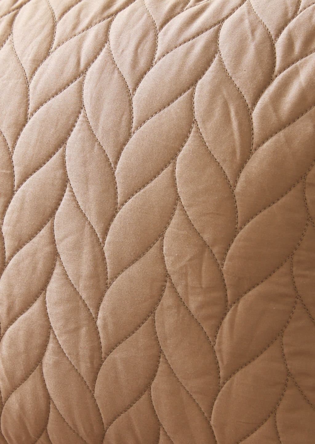 Aura-Quilt Collection | 100% Cotton | Solids | 2 Quilted Pillow Covers | 300TC view 16