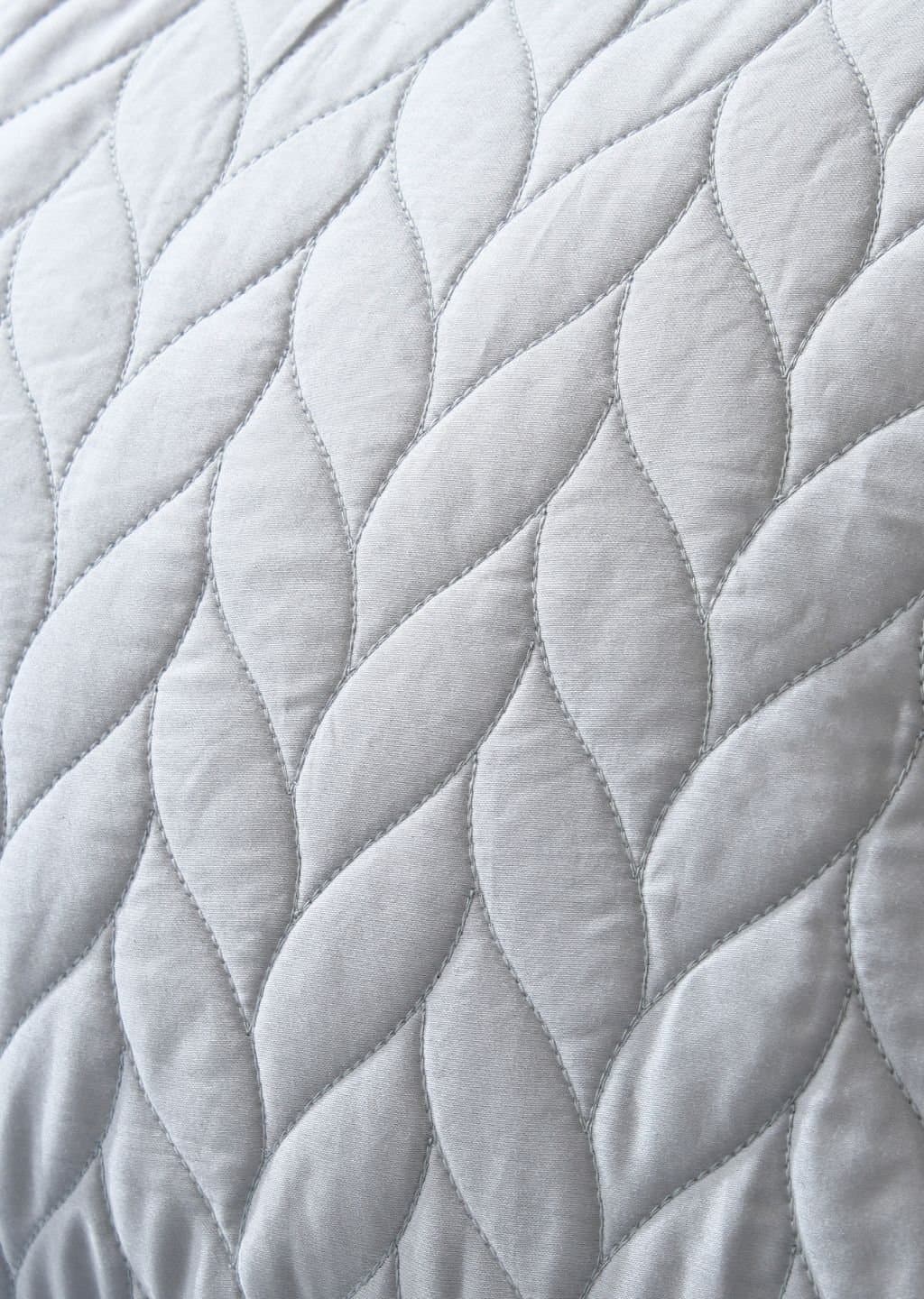 Aura-Quilt Collection | 100% Cotton | Solids | 2 Quilted Pillow Covers | 300TC view 21