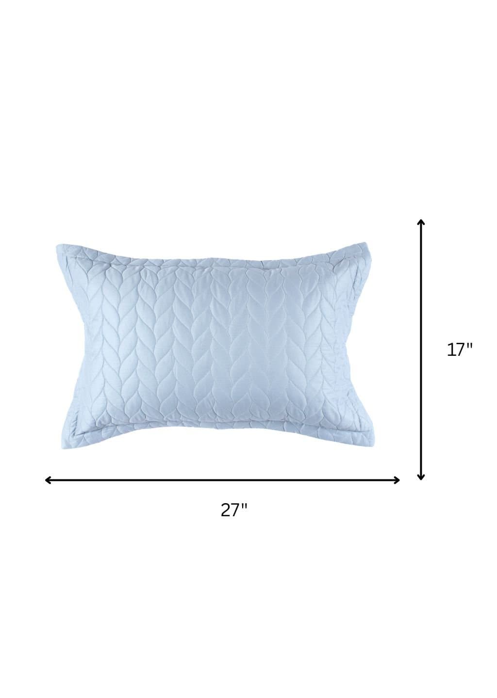 Aura-Quilt Collection | 100% Cotton | Solids | 2 Quilted Pillow Covers | 300TC view 22