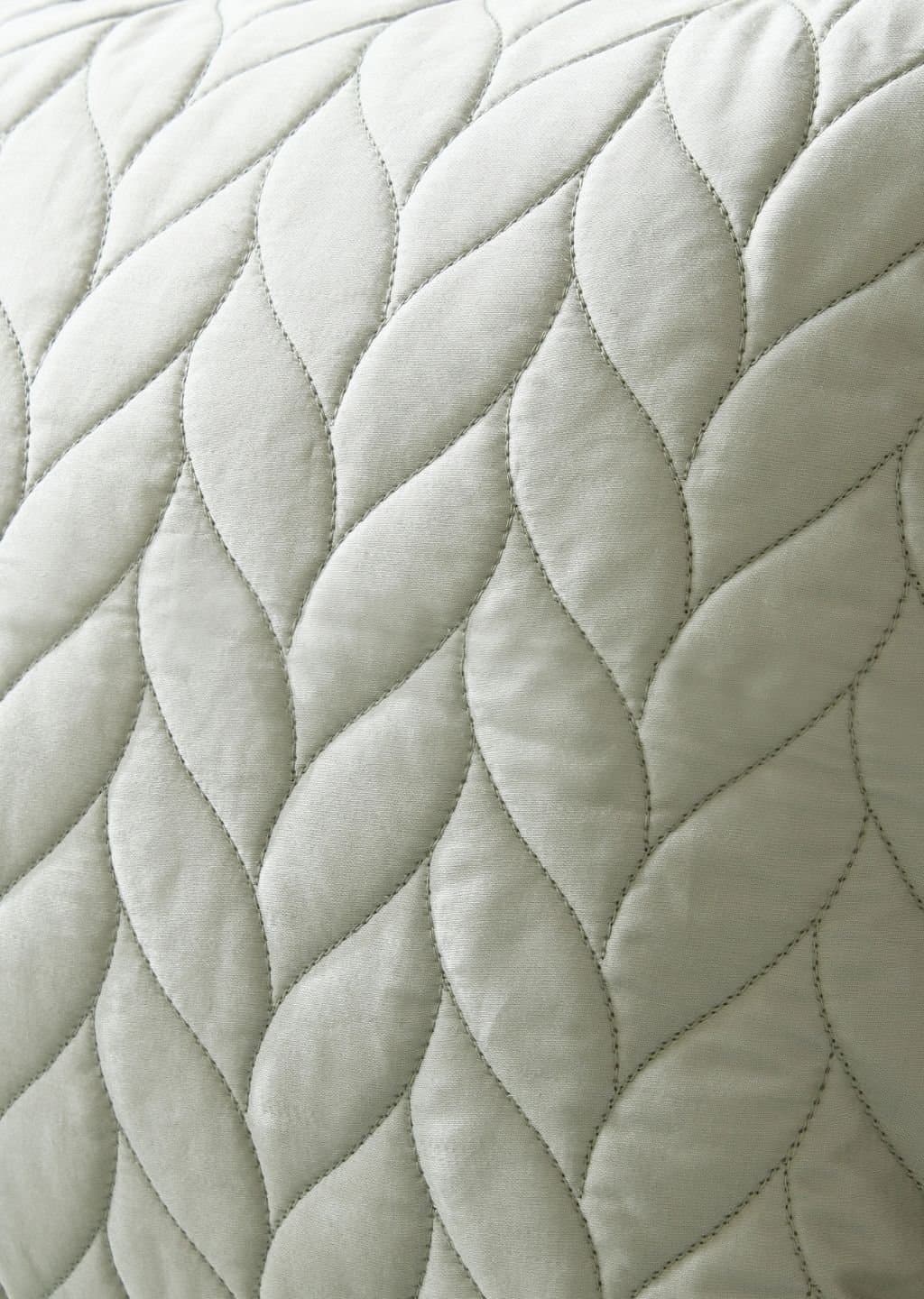 Aura-Quilt Collection | 100% Cotton | Solids | 2 Quilted Pillow Covers | 300TC view 48