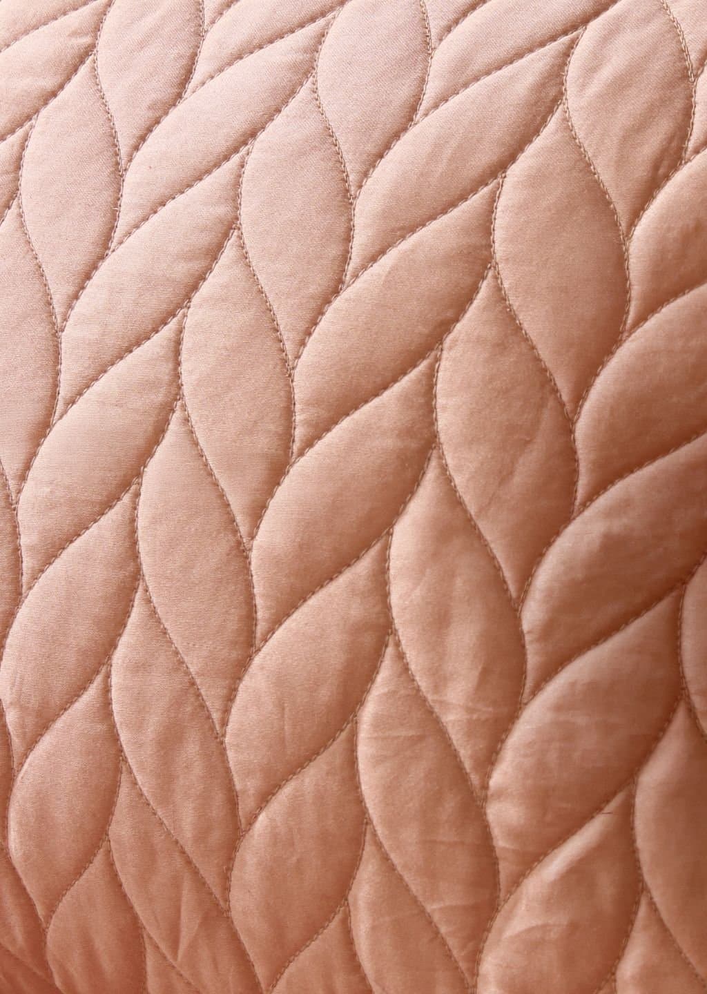 Aura-Quilt Collection | 100% Cotton | Solids | 2 Quilted Pillow Covers | 300TC view 32