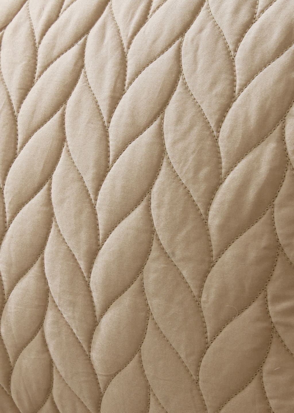 Aura-Quilt Collection | 100% Cotton | Solids | 2 Quilted Pillow Covers | 300TC view 11