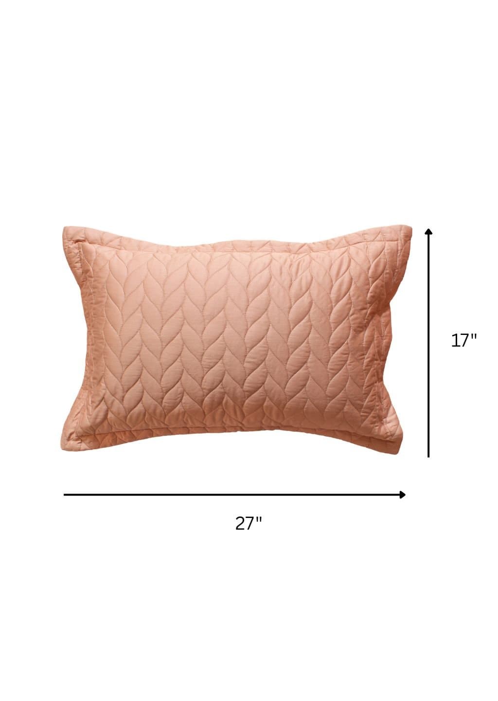 Aura-Quilt Collection | 100% Cotton | Solids | 2 Quilted Pillow Covers | 300TC view 33