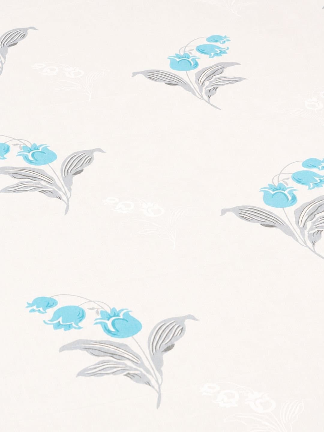 Coolnest Collection | 100% Cotton | Floral Print (108″x108″/274cmx274cm) | 300TC Superking Size Bedsheet with 2 Pillow Covers view 6