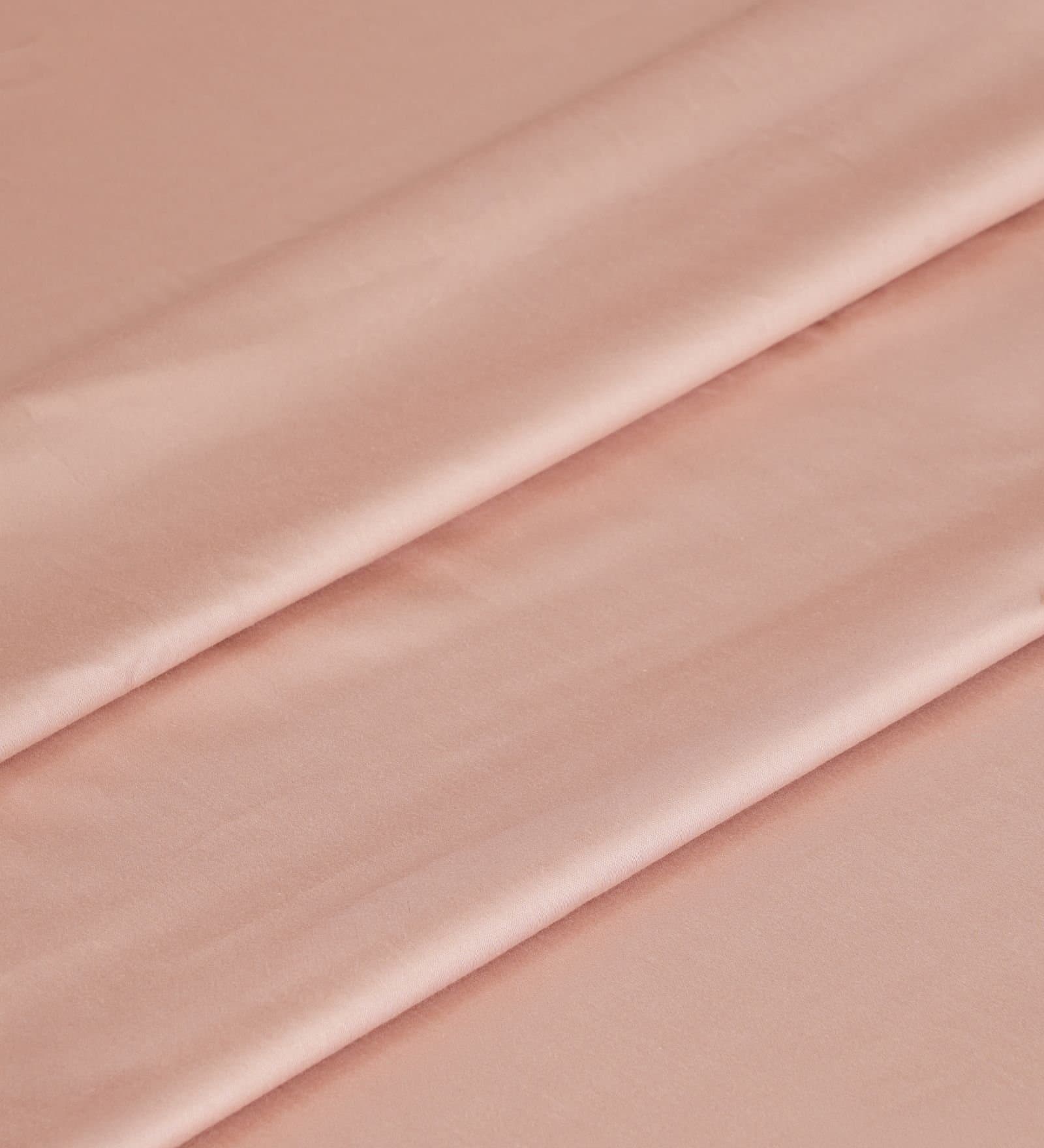 Majestic French Collection | 100% Cotton | Solids (108″x108″/274cmx274cm) | 300TC Superking Size Bedsheet with 2 Pillow Covers (Designer) | Chempange Rose view 6