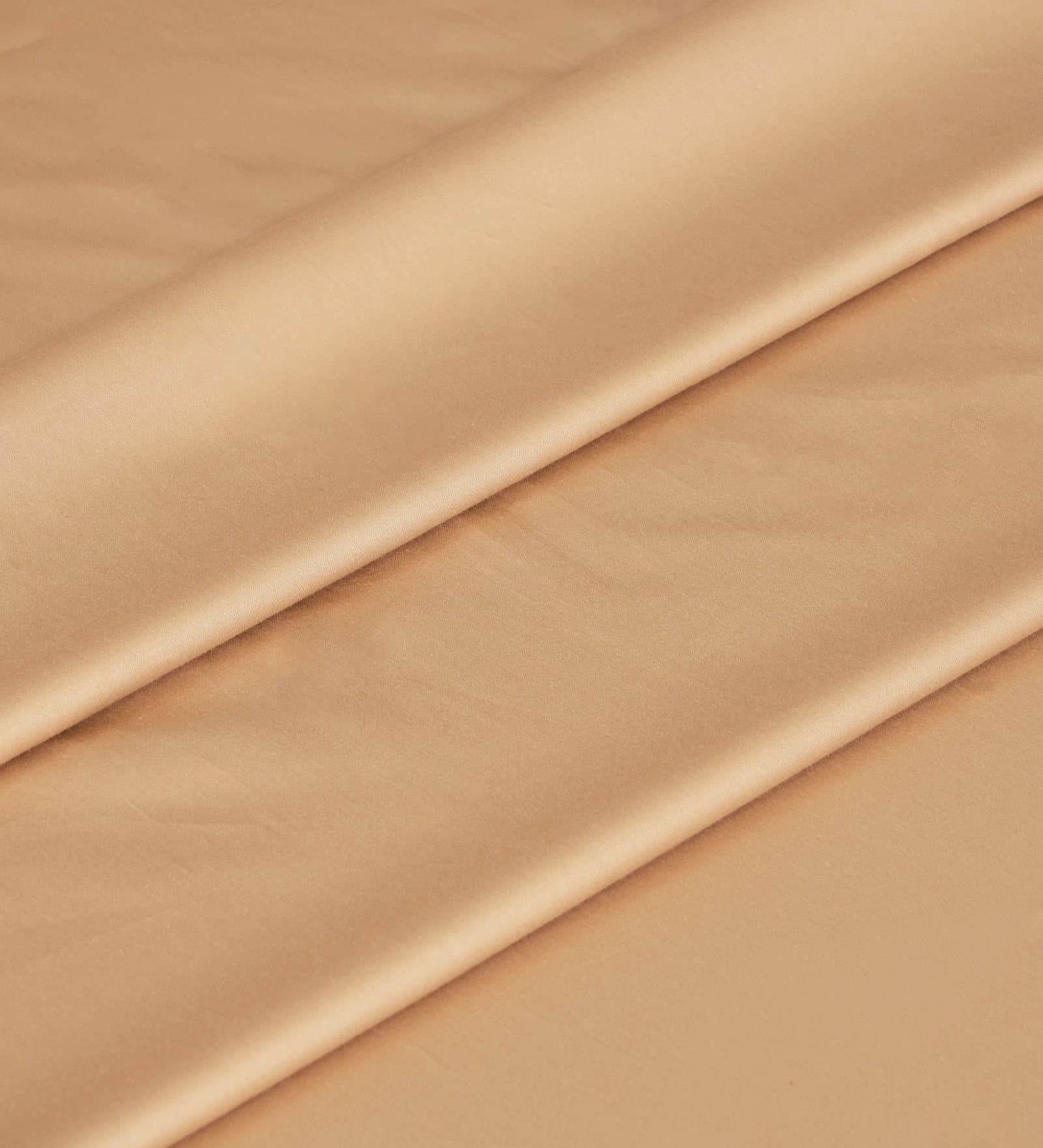 Majestic French Collection | 100% Cotton | Solids (108″x108″/274cmx274cm) | 300TC Superking Size Bedsheet with 2 Pillow Covers (Designer) | Taupe Mist view 6