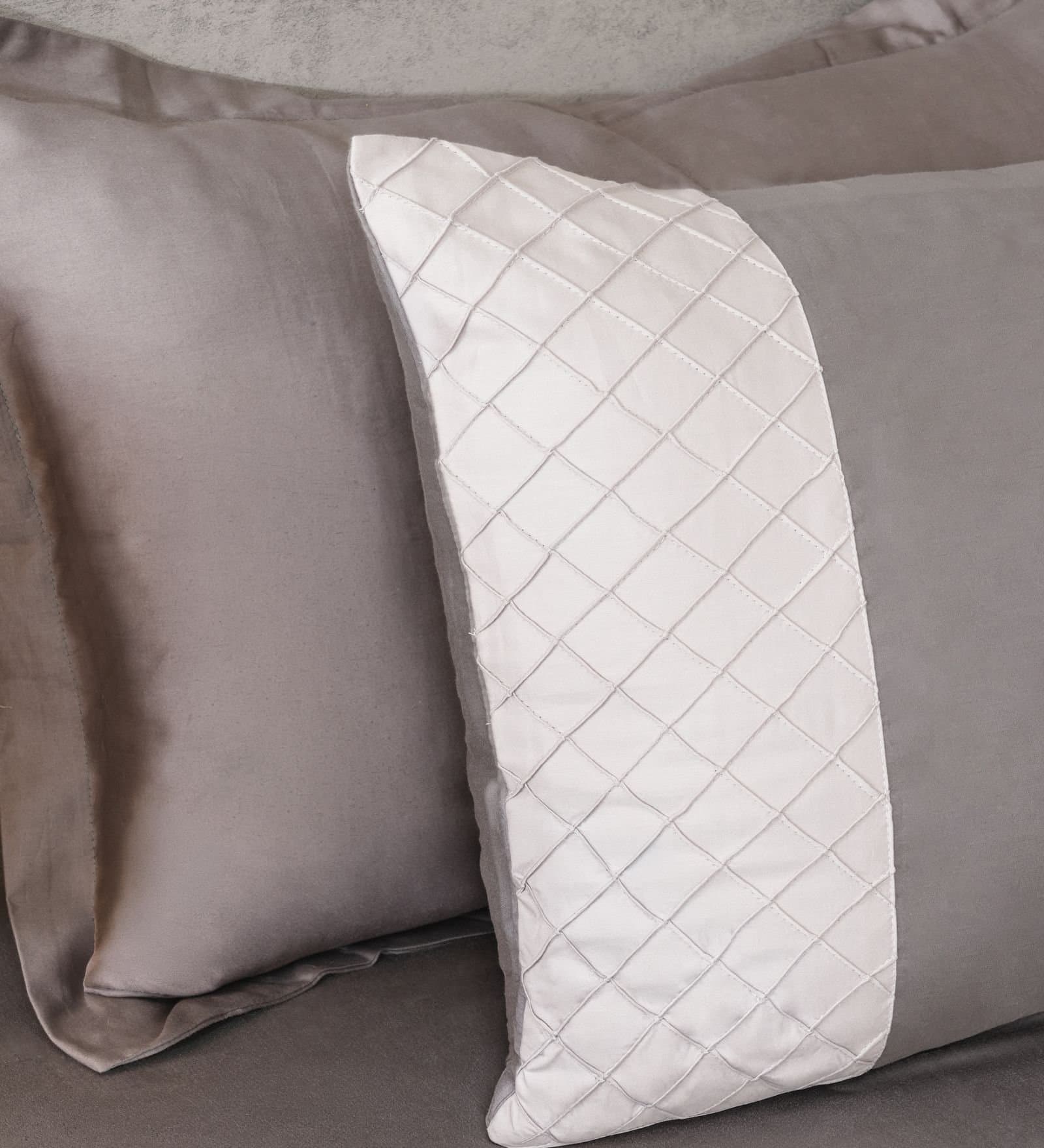 Majestic French Collection | 100% Cotton | Solids (108″x108″/274cmx274cm) | 300TC Superking Size Bedsheet with 2 Pillow Covers (Designer) | Deep Grey view 5