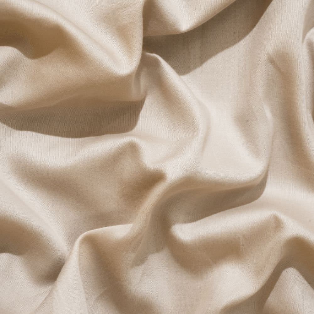 Aura-Quilt Collection | 100% Cotton | Solids (108″x108″/274cmx274cm) | 300TC Superking Size Bedsheet with 2 Quilted Pillow Covers | Warm Sand view 6