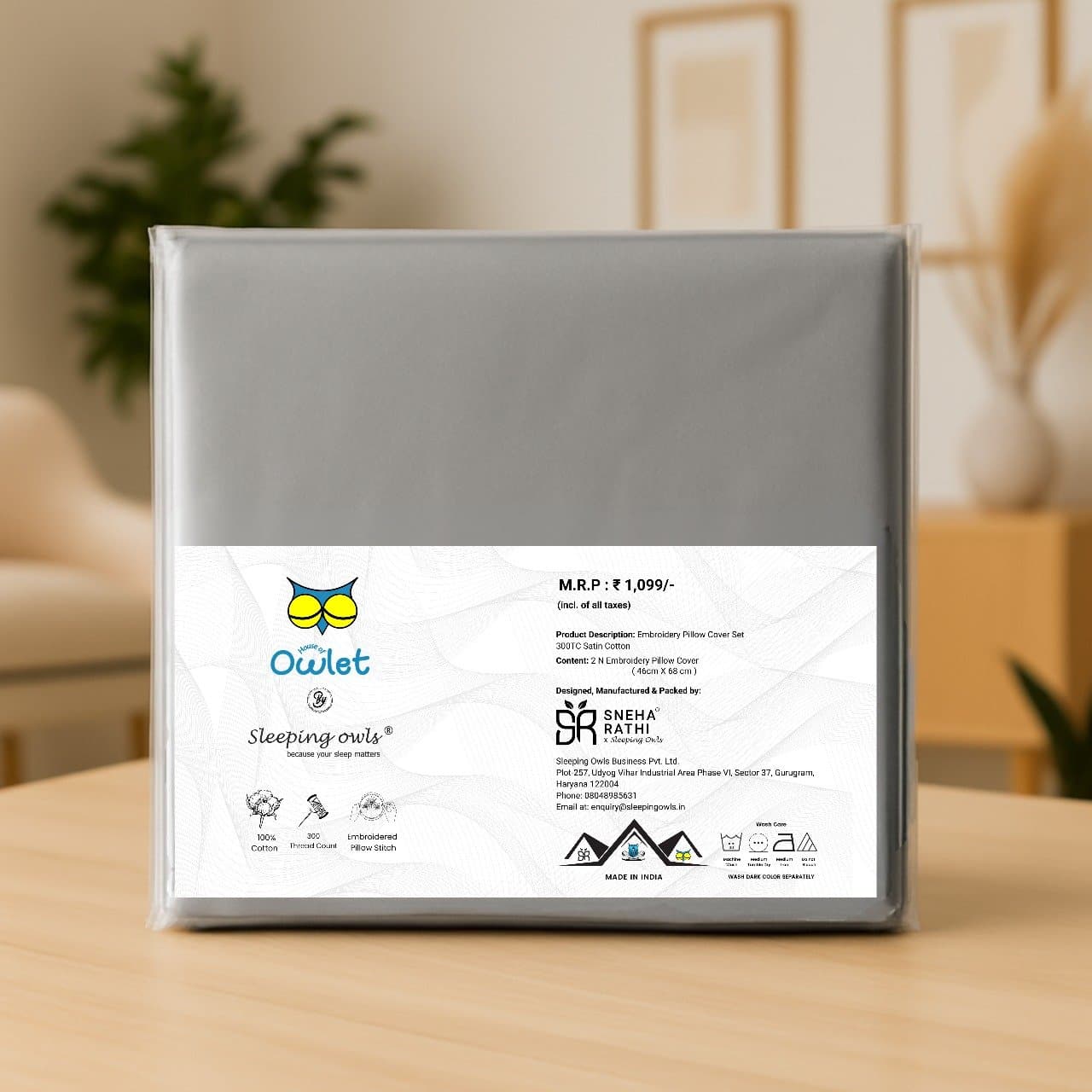 Embroidery Pillow Cover view 4