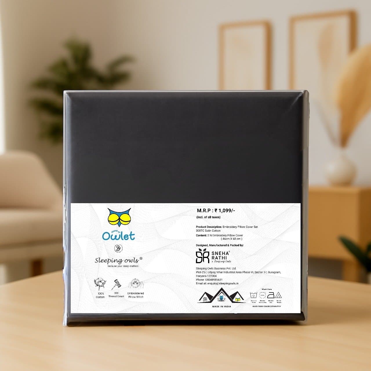 Embroidery Pillow Cover view 4