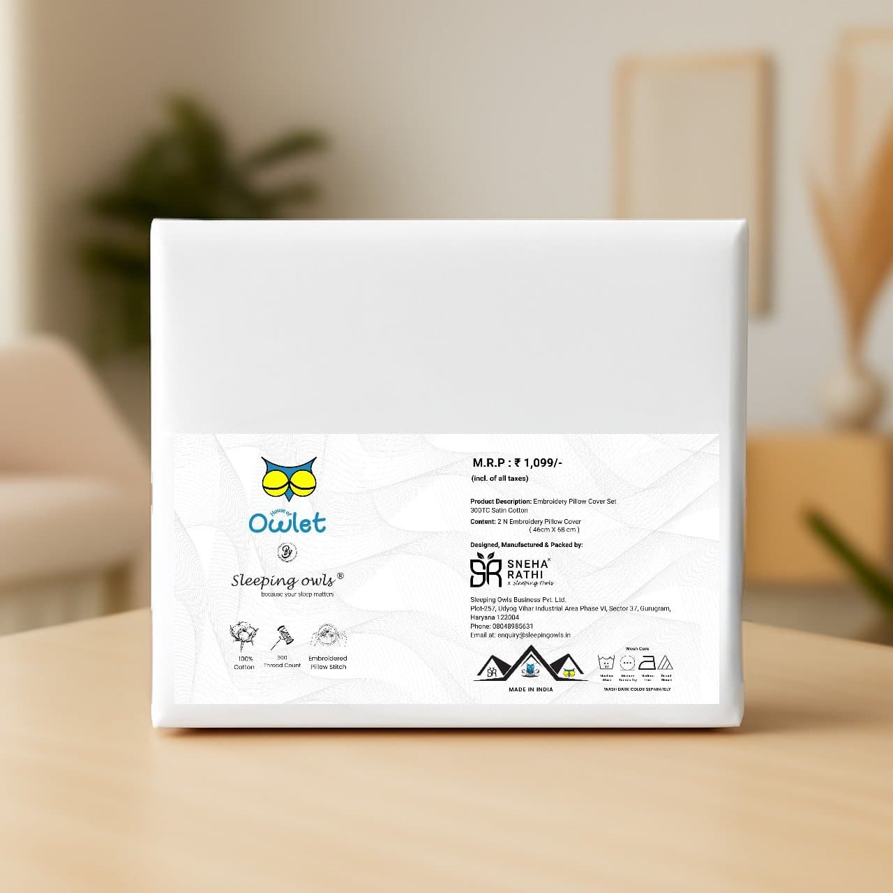 Embroidedy Pillow Cover view 4