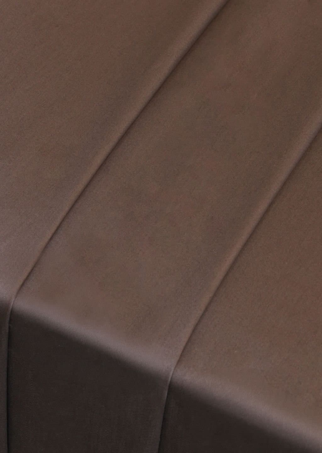 Linea Luxe Collection | 100% Cotton | Solids (108″x108″/274cmx274cm) | 400TC Superking Size Bedsheet with 2 Embroided Pillow Covers | Deep Grey view 6