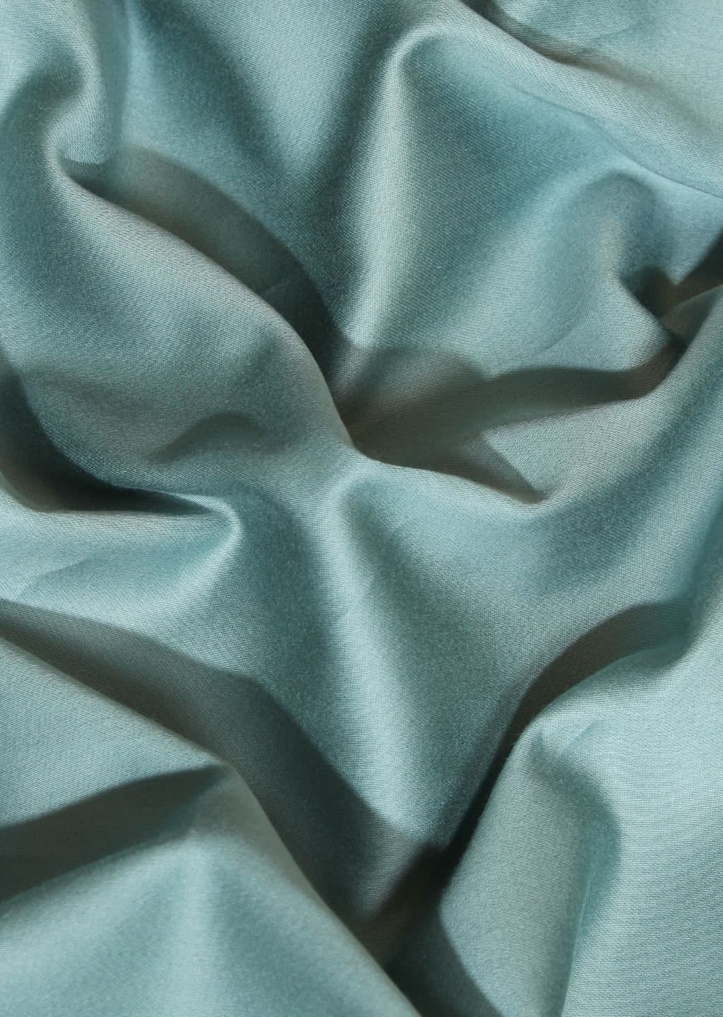 Aura-Quilt Collection | 100% Cotton | Solids (108″x108″/274cmx274cm) | 300TC Superking Size Bedsheet with 2 Quilted Pillow Covers | Pastel Aqua view 7