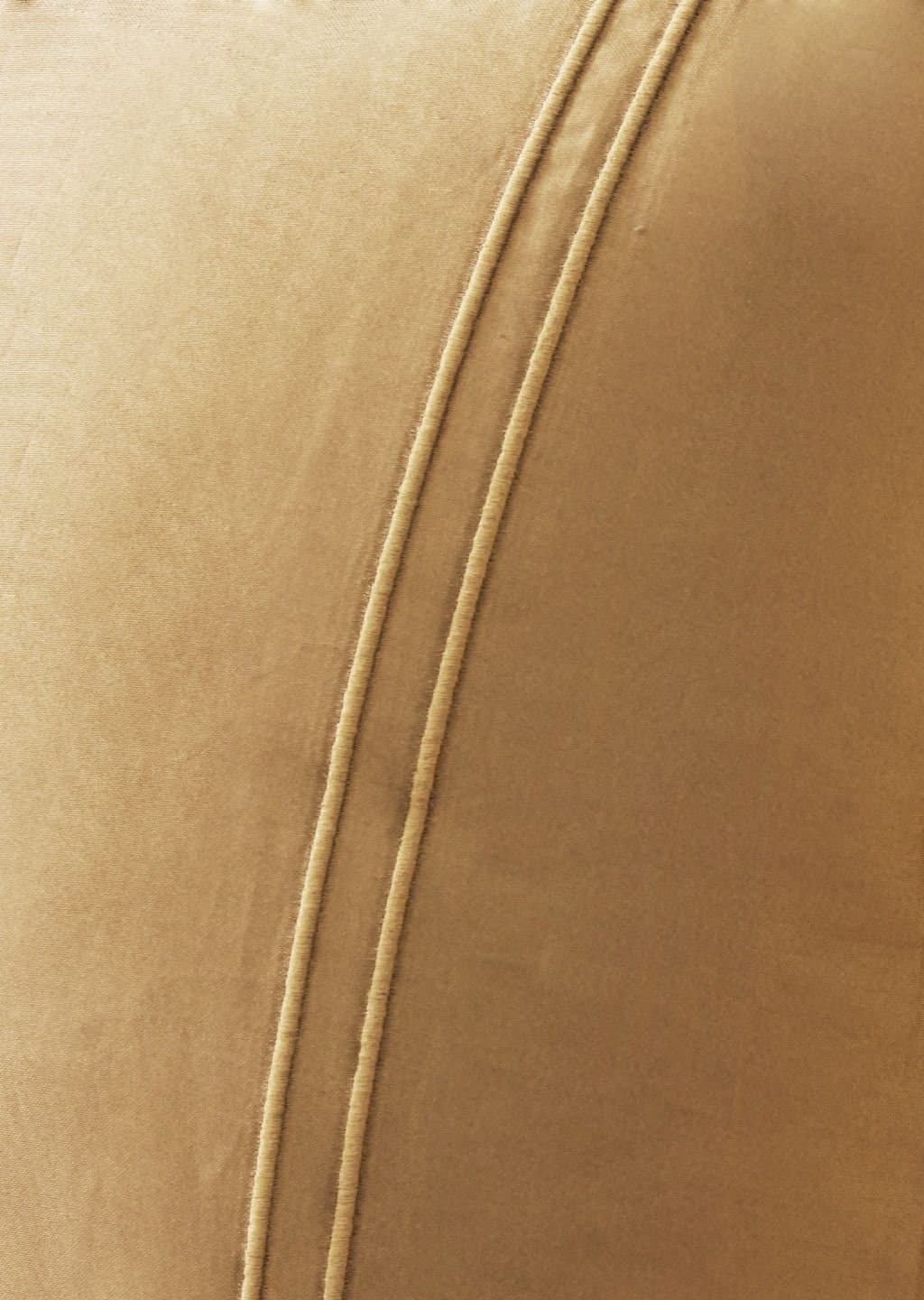 Linea Luxe Collection | 100% Cotton | Solids (108″x108″/274cmx274cm) | 400TC Superking Size Bedsheet with 2 Embroided Pillow Covers | Taupe Mist view 5